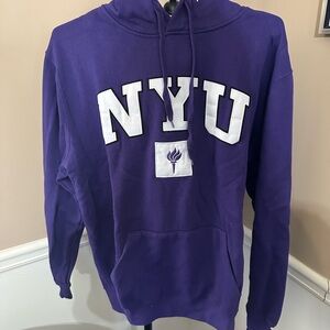 Stadium Athletics Purple NYU Hoodie size medium. Unisex.